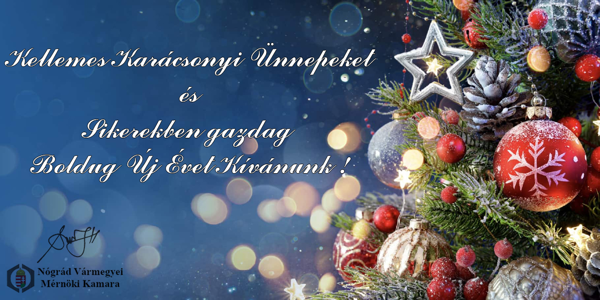 Kellemes Karácsonyi Ünnepeket Kívánunk!
